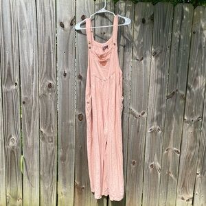 Pretty Garden Pink Overalls